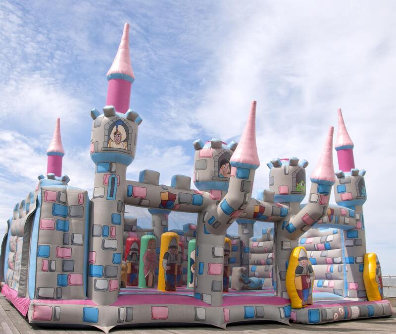 castle theme of inflatable